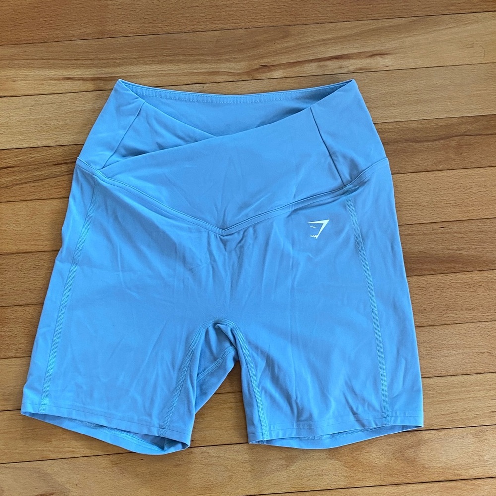 Gymshark Light Blue Workout Shorts